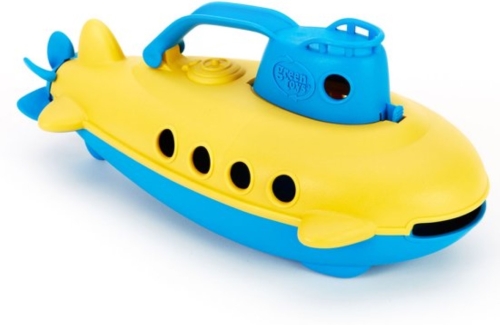 Jouets verts sous-marins